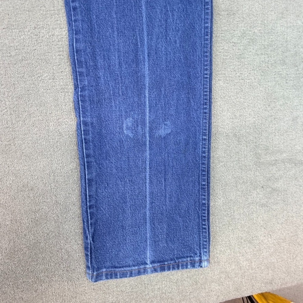 Vtg Wrangler Cowboy Cut Jean Mens Actual Fit 38x36 Blue Faded Denim Straight Leg - Picture 11 of 13